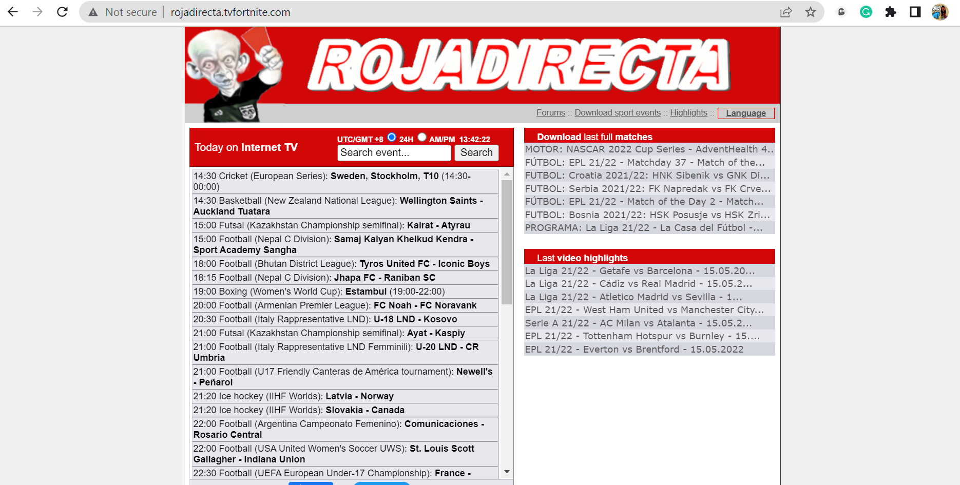 Rojadirecta Image